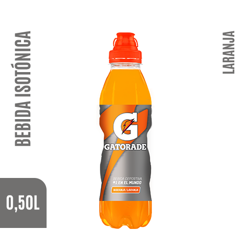 GATORADE LARANJA 0.5 PET (12)
